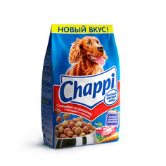 Сухой корм для собак Chappi Сытный мясной обед, Говядина с овощами и травами2.5кг