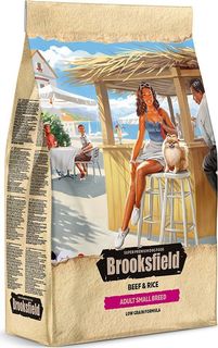 Сухой корм для собак BROOKSFIELD Adult Small Breed, для мелких пород, говядина, рис, 0,8кг