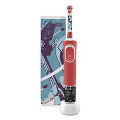Электрическая зубная щетка Braun Oral-B Vitality Kids Звездные войны +чехол D100.413.2KX
