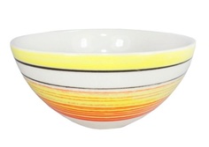 Салатник "Полоска" 0,5л 1шт. Солнечногорская керамика