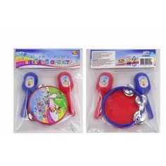 Набор музыкальных инструментов Junfa Toys Бубен и маракасы D-00080