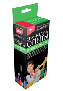 Набор Lori Химические опыты Волшебный лизун желтый