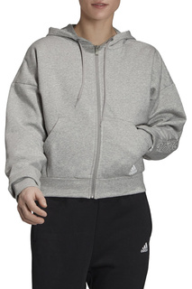 Толстовка W BOS AOP FZ HD adidas
