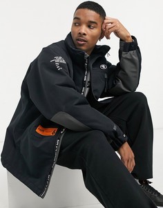 Черная куртка со складывающимся капюшоном AAPE By A Bathing Ape-Черный цвет