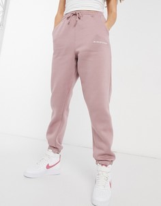 Розовато-лиловые джоггеры в стиле oversized от комплекта Missguided-Розовый цвет