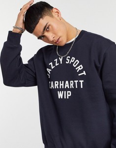 Темно-синий свитшот Carhartt WIP x Relevant Parties Jazzy Sport
