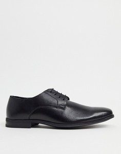 Черные кожаные дерби Schuh-Черный цвет