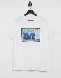 Футболка Pepe Jeans Miles-Белый
