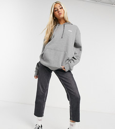 Серый худи в стиле oversized с маленьким логотипом слева на груди Vans – эксклюзивно для ASOS-Кремовый