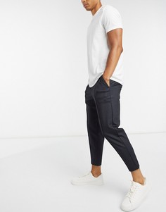 Суженные книзу трикотажные брюки BOSS Athleisure-Черный цвет