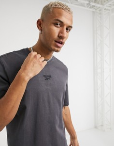 Темно-серая футболка Reebok Classics Premium-Черный