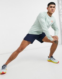 Зеленый лонгслив с логотипом Nike Running Trail
