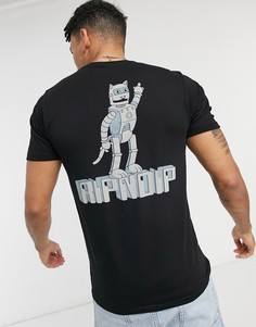 Черная футболка RIPNDIP Bionic Nerm-Черный цвет