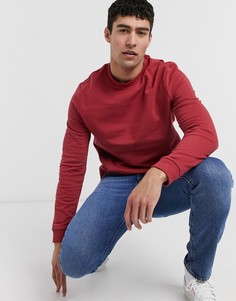 Красный свитшот ASOS DESIGN