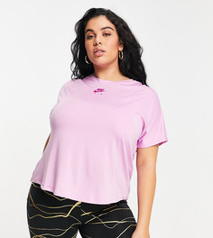 Розовая футболка Nike Running Plus Air-Розовый цвет