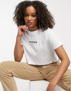 Белая укороченная футболка Dickies Central 1922-Белый