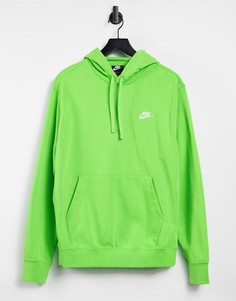 Зеленый худи Nike Club-Зеленый цвет