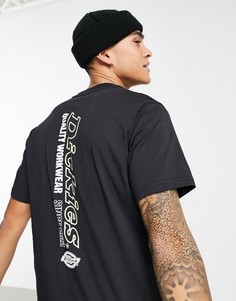 Черная футболка с принтом на спине Dickies Vertical-Черный цвет