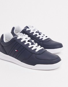 Темно-синие кроссовки на толстой подошве Tommy Hilfiger-Черный цвет