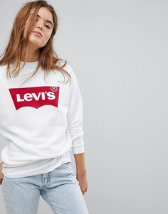 Белый свитшот свободного кроя с логотипом Levis Levis®