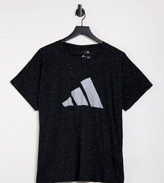 Черная футболка adidas Training Plus-Черный цвет