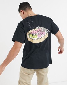 Серая футболка с принтом суши New Love Club-Серый
