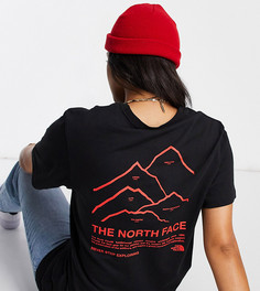 Черная футболка The North Face Peaks эксклюзивно для ASOS-Черный