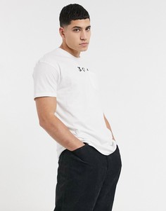 Белая футболка с круглой горловиной 304 Clothing-Белый