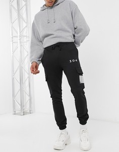 Черные джоггеры карго 304 Clothing-Черный цвет