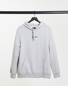 Худи серого цвета River Island-Серый