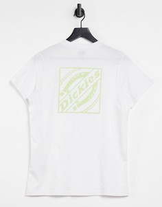 Белая футболка с принтом на спине Dickies FNB Box-Белый