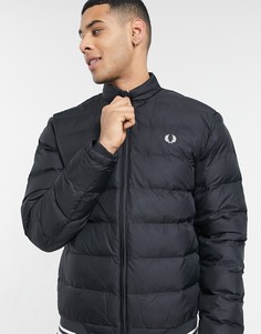 Черный пуховик Fred Perry-Черный цвет