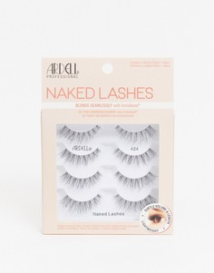 Набор из четырех пар накладных ресниц Ardell - Naked Lashes 424-Черный цвет