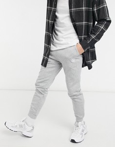Облегающие комбинируемые джоггеры серого цвета SikSilk-Серый