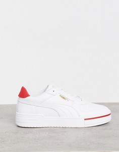 Бело-красные кроссовки Puma Thunder CA-PRO-Белый