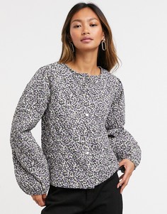 Стеганая куртка с цветочным принтом Vero Moda-Мульти