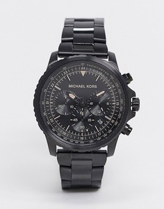 Черные часы с ремешком-браслетом Michael Kors Cortlandt MK8755-Черный цвет