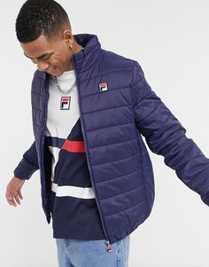 Темно-синий пуховик Fila Skip