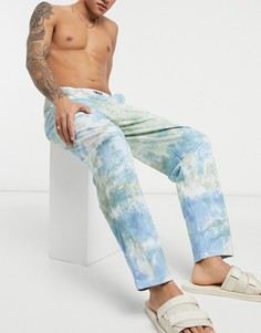 Штаны для дома с расцветкой тай-дай ASOS DESIGN-Многоцветный