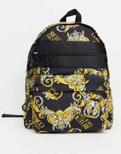 Рюкзак с принтом в стиле барокко Versace Jeans Couture-Многоцветный