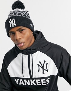 Черная спортивная шапка-бини New Era NY-Черный цвет