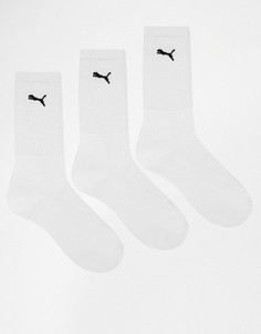 3 пары носков Puma-Белый
