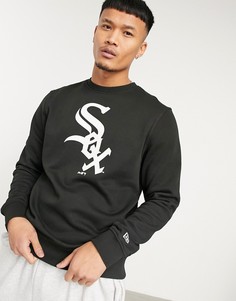 Черный свитшот с логотипом команды "Chicago White Sox" New Era MLB-Черный цвет