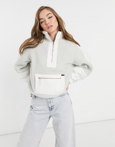 Белая куртка-пуловер из денима с искусственным мехом Wrangler-Белый