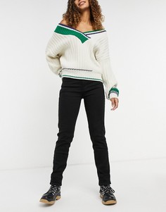 Черные джинсы скинни American Eagle-Голубой