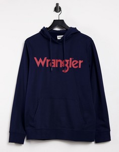 Худи с логотипом Wrangler-Темно-синий