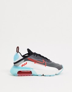 Черно-красные кроссовки Nike Air Max 2090-Черный