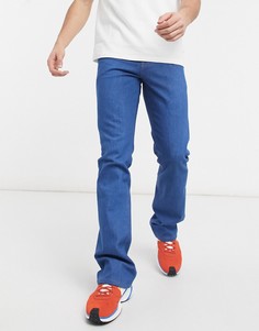 Синие выбеленные джинсы скинни в стиле 70-х с низкой посадкой ASOS DESIGN-Голубой