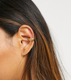 Позолоченный массивный кафф Orelia-Золотистый