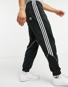 Черные спортивные джоггеры с логотипом-трилистником adidas Originals-Черный